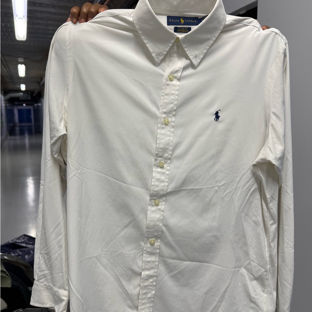 Ralph Lauren Men's Cream Dress Shirt